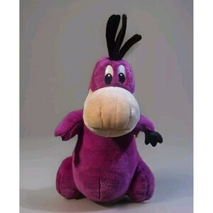 Vintage Dino Flintstones Purple Pet Dinosaur 18” 1996 Plush Stuffed Animal Toy